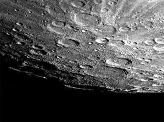 NASA image: Mercury South Pole
