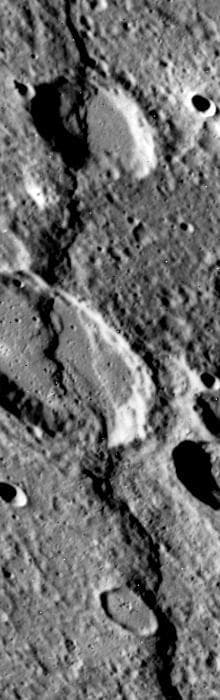 NASA image: Discovery Rupes Scarp