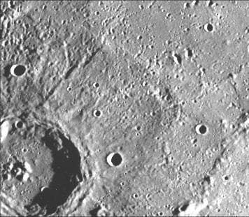NASA image: Interior Peaks and Hilly Floored Crater