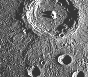 NASA image: Terraced Craters