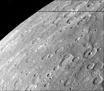 NASA image: Antoniadi Ridge