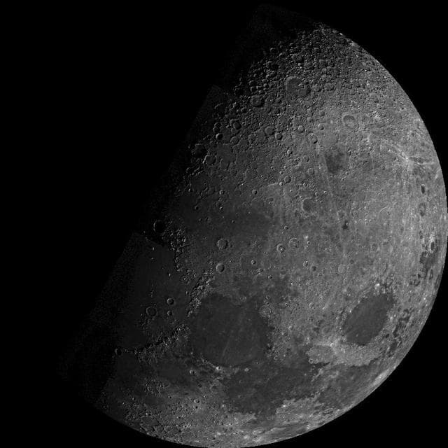 NASA image: Moon North Pole