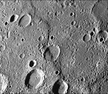 NASA image: Intercrater Plains and Heavily Cratered Terrain - First Encounter