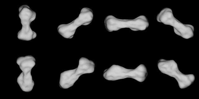 NASA image: Radar Model of Asteroid 216 Kleopatra