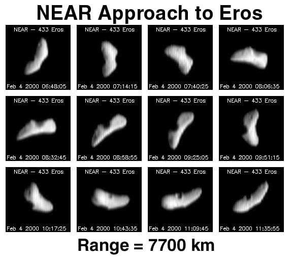 NASA image: NEAR Approach to Eros