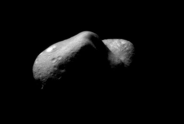 NASA image: Over Eros Horizon