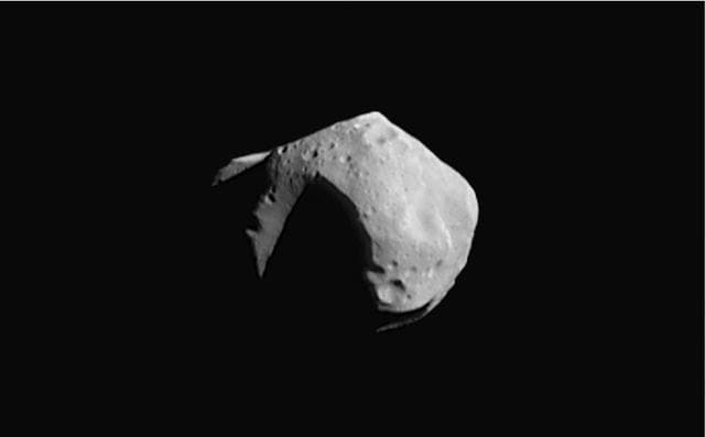 NASA image: Mosaic of Mathilde