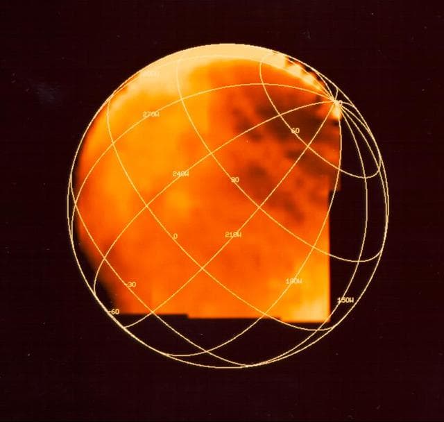 NASA image: Sulfuric Acid on Europa