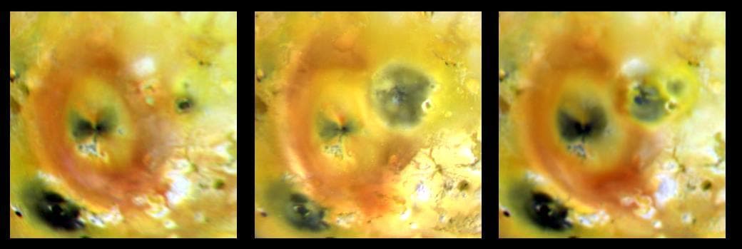 NASA image: Changes at Pillan Patera
