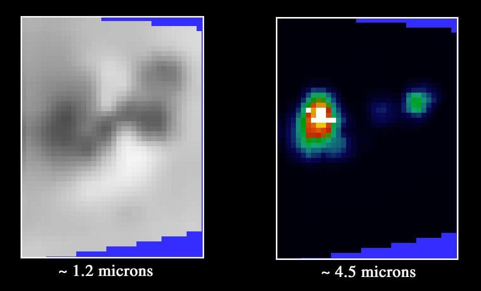NASA image: Galileo Near-Infrared Mapping Spectrometer Detects Active Lava Flows at Prometheus Volcano, Io