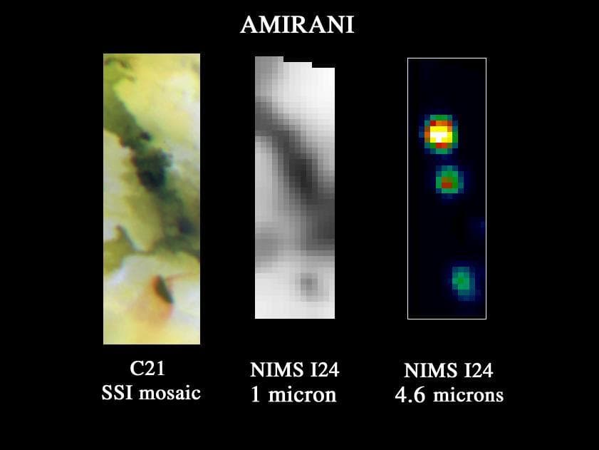 NASA image: Galileo NIMS Observes Amirani
