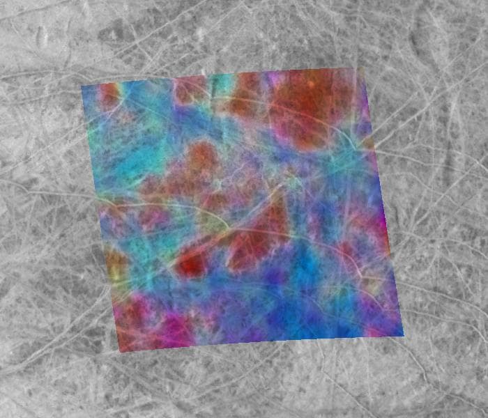 NASA image: Europa: Sea Salts or Battery Acid