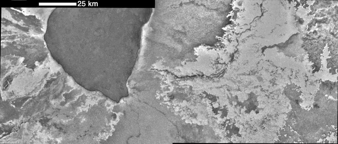 NASA image: Bright Lava Flows at Emakong Patera, Io