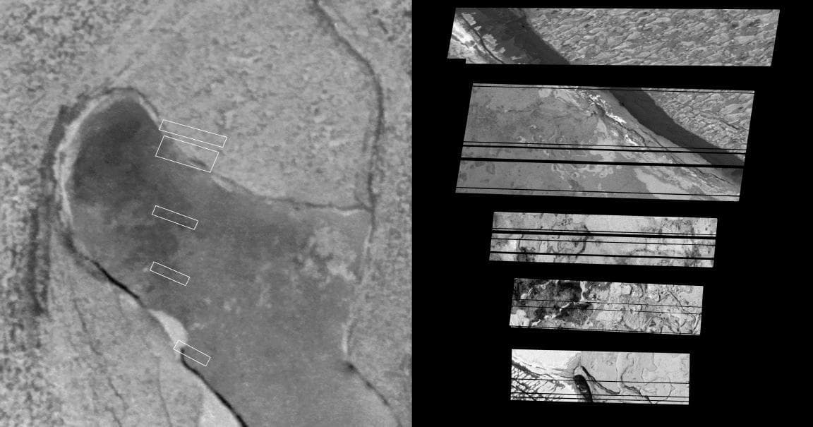 NASA image: Snapshots of Chaac: Io Calderas Up Close