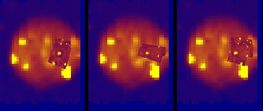 NASA image: Myriad of Hot Spots on Io