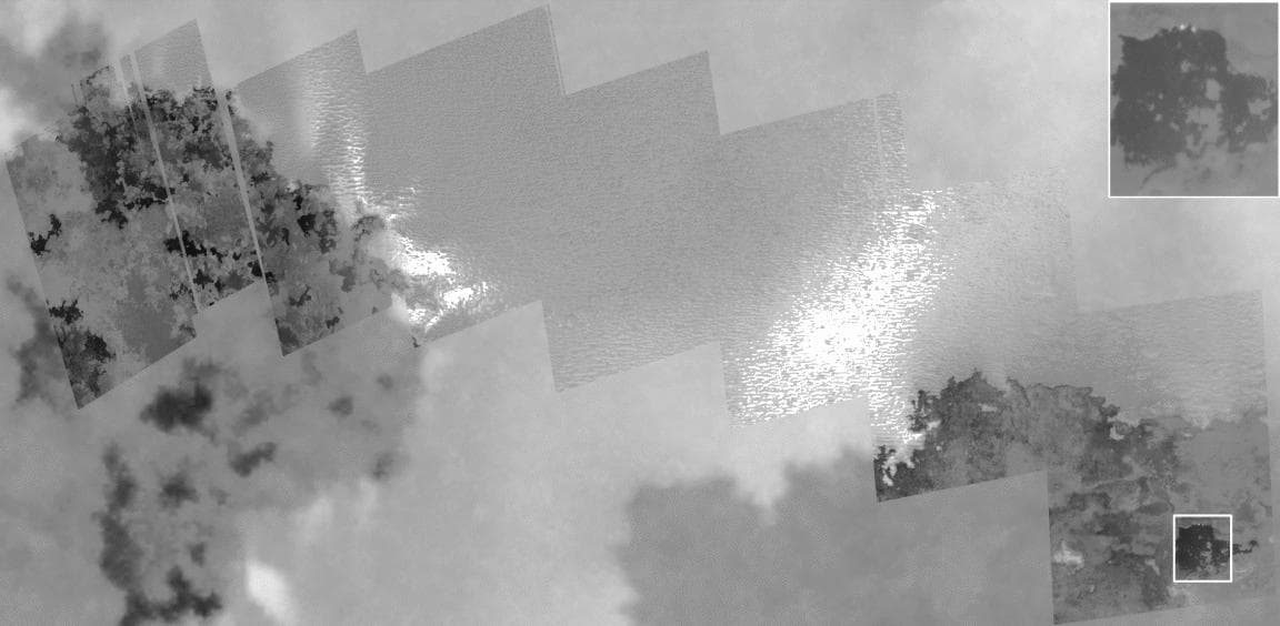NASA image: Galileo Takes a Close-up Look at Prometheus
