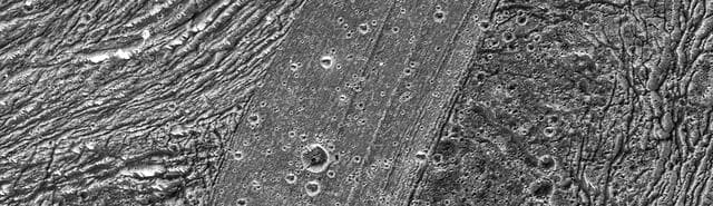 NASA image: Region of Ganymede with Mix of Terrains