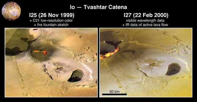 NASA image: Eruption at Tvashtar Catena on Io