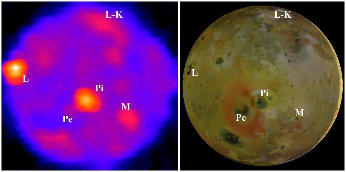NASA image: Io Nighttime Heat