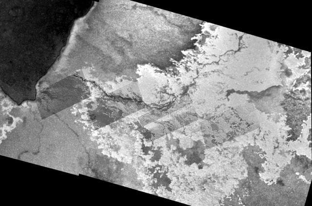 NASA image: Lava Channel at Io Emakong Patera
