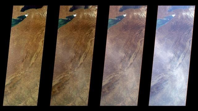 NASA image: Multi-Angle Views of the Appalachian Mountains, 6 March 2000