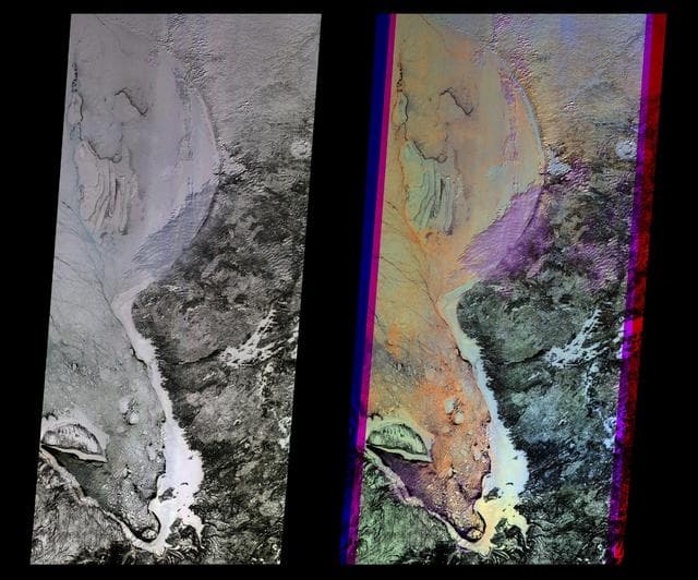 NASA image: Multi-angle Images of Hudson Bay and James Bay, Canada, 24 February 2000