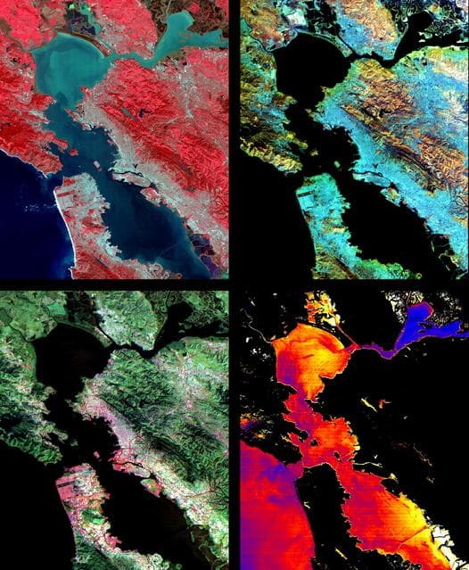 NASA image: ASTER Images San Francisco Bay Area