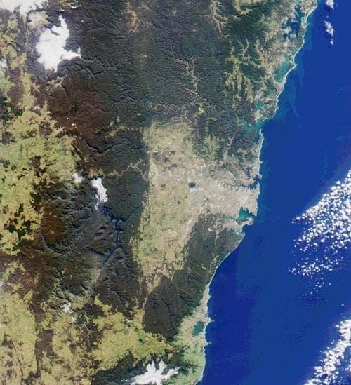 NASA image: MISR Looks at Sydney and the Southeastern Australia Coast