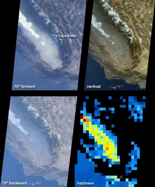 NASA image: Fog and Haze in California San Joaquin Valley