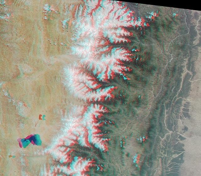 NASA image: Roof of the World and the Abode of Snow