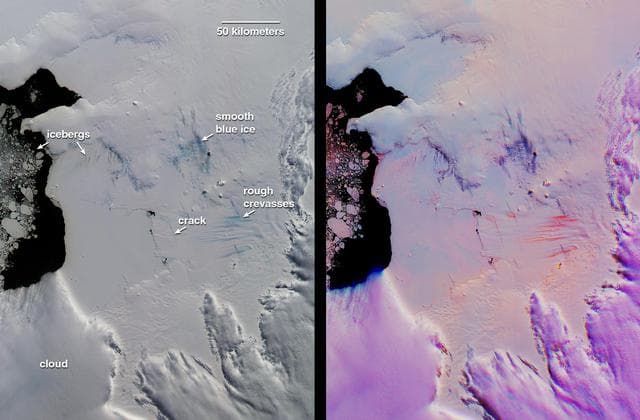 NASA image: Pine Island Glacier, Antarctica