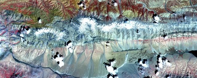 NASA image: ASTER Tibet