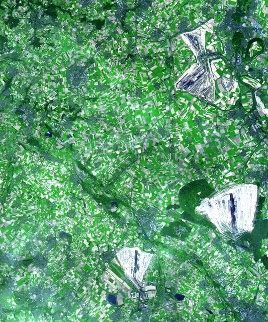 NASA image: Coal Mining, Germany