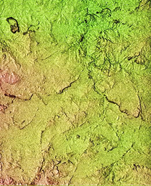 NASA image: Shaded Relief of South Africa, Northern Cape Province