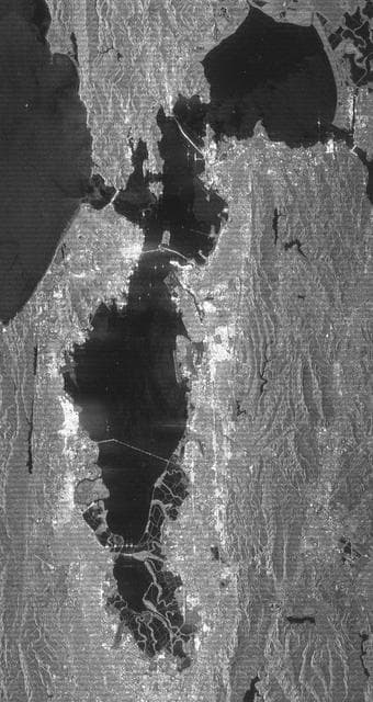NASA image: Radar image San Francisco Bay Area, California
