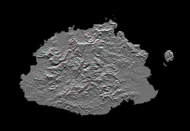 NASA image: SRTM Anaglyph: Fiji Islands
