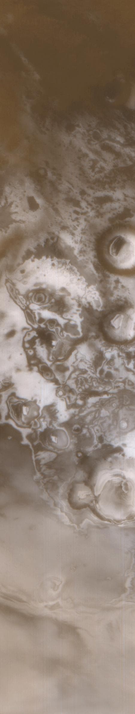 NASA image: Spring Thaw in Northwestern Planum Australe