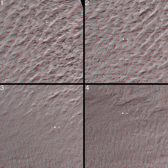 NASA image: South Polar Terrain in 3-D