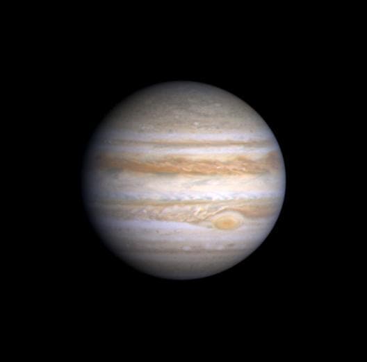 NASA image: Jupiter Great Red Spot in Cassini Image