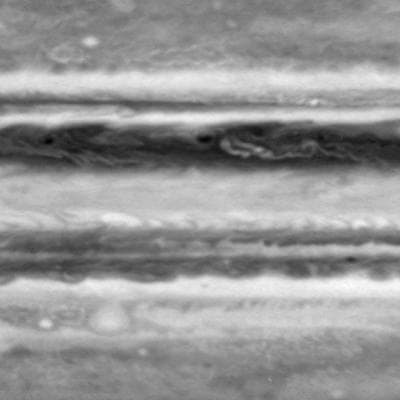 NASA image: Still from Processed Movie of Zonal Jets