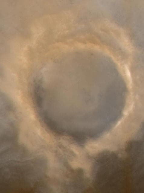 NASA image: The Frosted Craters of Northern Spring and Southern Autumn - Lomonosov Crater