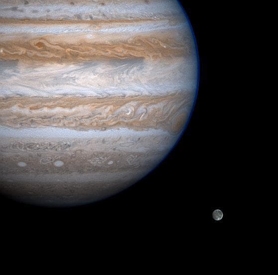NASA image: Eyeing Ganymede