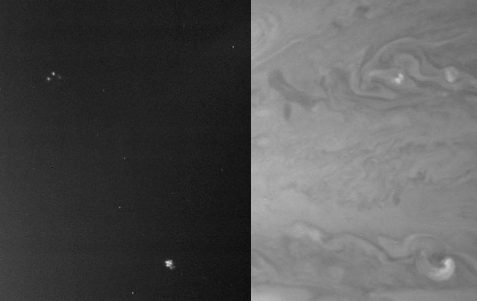 NASA image: Jupiter Night and Day