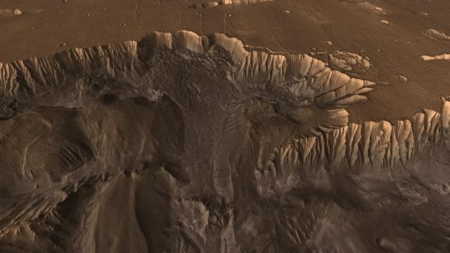 NASA image: Mars Canyon View