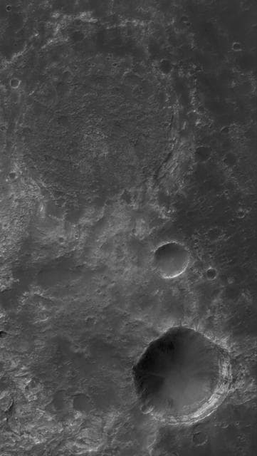 NASA image: Craters and Layers