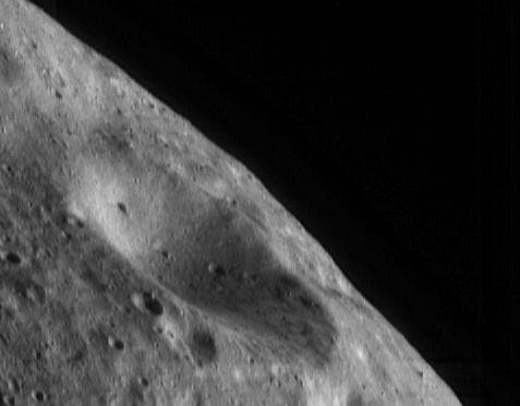 NASA image: Eros Up Close