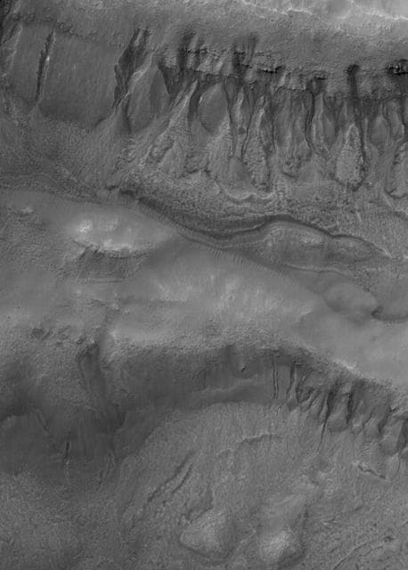 NASA image: Bi-level Gullies