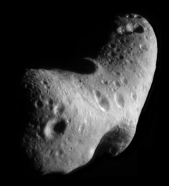 NASA image: Mosaic of Eros Northern Hemisphere