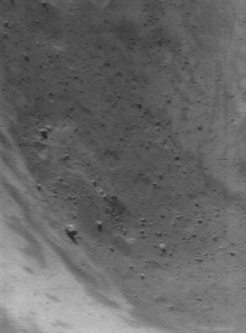 NASA image: Inside Eros Large Crater