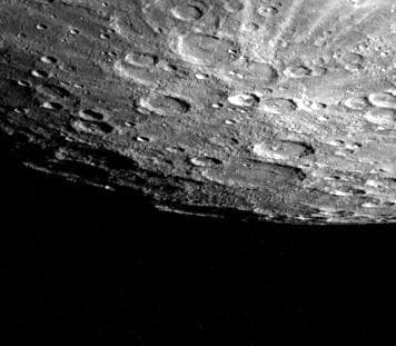 NASA image: Mercury South Pole